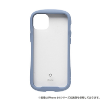 Hamee iPhone 15 Plus用ガラスケース iFace Reflection ペールブルー 41-959251