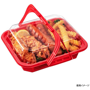 中央化学 軽食容器 CT WRL 24-20 LR 身 10枚 FCG906W-00195209-イメージ2