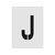 アイマーク ステンシル J 文字サイズ250×125mm FC648JF-8186157-イメージ1