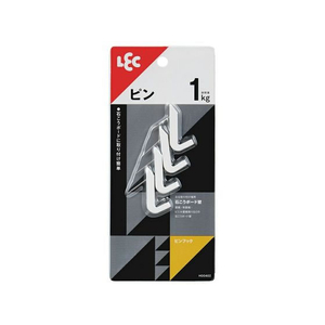 レック ピンフック 4個入 耐荷重1kg ホワイト FC276PC-H00402-イメージ1