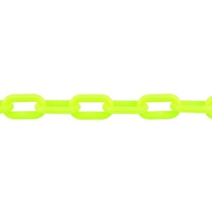 トラスコ中山 プラチェーン 蛍光イエロー 6MM×2M FC412GJ-4888642-イメージ1