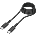 多摩電子工業 PD60W USB-C to C ケーブル 1．5m ブラック TH360CC15K