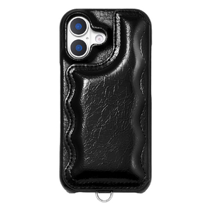 ユニケース Volume Wavy Puff(black) for iPhone 17 UNI-25M-WPBK-イメージ1