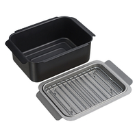 和平フレイズ ポコフリット IH対応角型揚げ鍋ワイド(アミ付) RB2926IHｶｸｶﾞﾀｱｹﾞﾅﾍﾞﾜｲﾄﾞｱﾐ