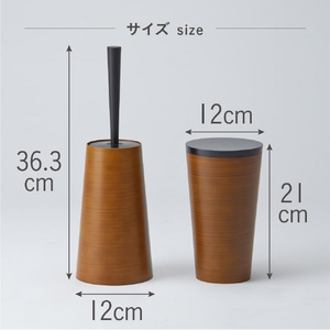 藤栄 ダスパースタイル トイレポット 木目 DS204ﾀﾞｽﾊﾟ-ﾄｲﾚﾎﾟﾂﾄﾓｸﾒ-イメージ3