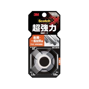 3M スコッチ 超強力両面テープ 金属・一般材料用 12mm×1.5m FC466ZM-3892926-イメージ1
