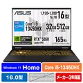 ASUS ノートパソコン e angle select ASUS TUF Gaming F16 FX608JH イェーガーグレー FX608JH-I5R5050E5