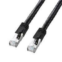 サンワサプライ PoECAT6LANケーブル(10m) ブラック KB-T6POE-10BK