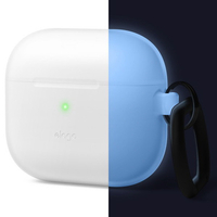 elago AirPods 3用シリコンケース ナイトグローブルー EL_AP3CSSCOH_NB