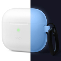 【新品】AirPods 3 ケース LEDライト可視 シリコン ブルー Amazon | AirPods Pro 3 ケース Sungale 2025年 シリコン 保護カバー