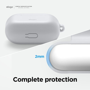 elago AirPods 3用シリコンケース ナイトグローブルー EL_AP3CSSCOH_NB-イメージ6