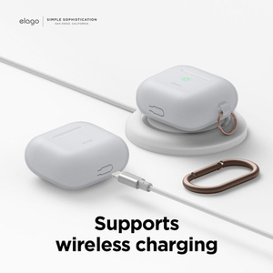 elago AirPods 3用シリコンケース ナイトグローブルー EL_AP3CSSCOH_NB-イメージ7