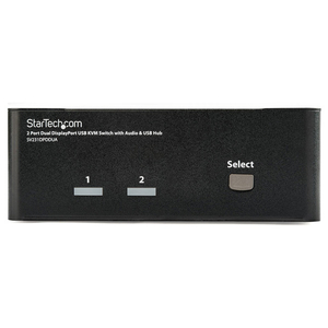 シネックスジャパン KVMスイッチ 2ポートデュアルDisplayPort オーディオ対応 USB 2.0ハブ搭載 ブラック SV231DPDDUA-イメージ3