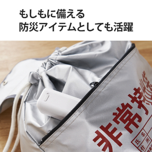エレコム 乾電池式モバイルバッテリー(A×1) ホワイト DE-KD01WH-イメージ7