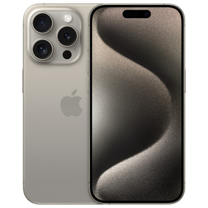 Apple SIMフリースマートフォン iPhone 15 Pro 256GB ナチュラルチタニウム MTUF3J/A-イメージ1
