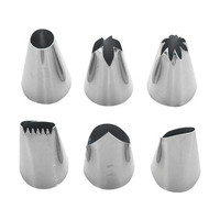 タイガークラウン ニューワイド ステンレス 絞り口金 6P No.393 FC236LT-6655600