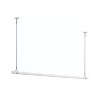 川口技研 室内用ホスクリーン 物干竿セット QSC型(1セット/ロングサイズ) ホワイト QSCL-23-W