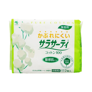 小林製薬 サラサーティコットン100 112個 F824364-イメージ1