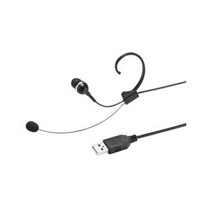 サンワサプライ USBヘッドセット ブラック MM-HSU04BK サンワサプライ USBヘッドセット ブラック MM-HSU04BK