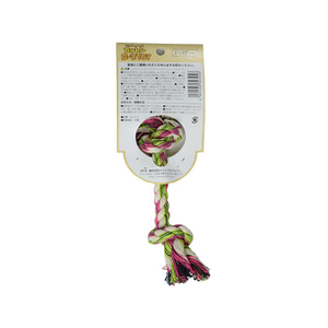 ペットプロジャパン ペットプロ ナチュラルコットンロープTOY レインボー SSサイズ FC75353-イメージ2