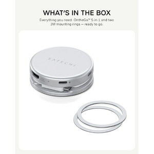 SATECHI Satechi OntheGo(TM) 5-in-1 Multiport Adapter シルバー PST-POTG5S-イメージ18