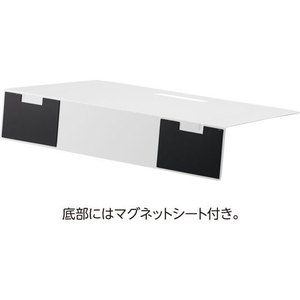 リヒトラブ ブックエンド スーパーワイドタイプ マグネット付 黒 FCC5498-A7353-24-イメージ4