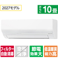 ゼネラル 「工事代金別」 エアコン2．8kWタイプ 10畳向け ゴク暖ノクリア WNシリーズ AS-WN287V2WS