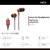 ラディウス Lightningイヤホン Inner Ear Headphones with Lightning レッド HP-NEL11R-イメージ3