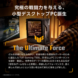ASUS デスクトップパソコン ASUS TUF Gaming T500 T500MV ソーラーエクリプスグレー T500MV-13420H412W-イメージ3