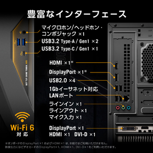 ASUS デスクトップパソコン ASUS TUF Gaming T500 T500MV ソーラーエクリプスグレー T500MV-13420H412W-イメージ7