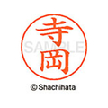 シヤチハタ ネームペン用ネーム シルバー 既製 寺岡 FC47256-X-GPS-1485