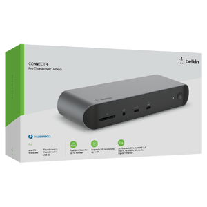BELKIN 12-in-1 Thunderbolt4 ドッキングステーション シルバー INC006QCSGY-イメージ3