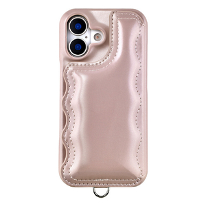 ユニケース Volume Wavy Puff(pink) for iPhone 17 UNI-25M-WPPK-イメージ1