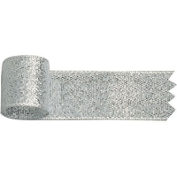 タカ印 リボン グランドメタル 銀 18mm×20m FCE180Z-50-7401