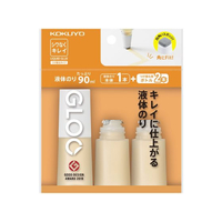 コクヨ グルー 液体のり シワなくキレイ 3本(本体+替) FCU5804-ﾀ-GM821-2R