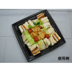 中央化学 軽食容器 CT 沙楽 K30-30 BK 身 20枚 FCG910W-00412209-イメージ2