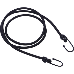 トラスコ バンジーコード８ｍｍｘ１５００ｍｍ 黒 TRUSCO バンジコード TBC-8150-BK-イメージ1