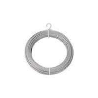 トラスコ中山 TRUSCO　メッキ付ワイヤーロープ　Φ9mmX30m CWM-9S30