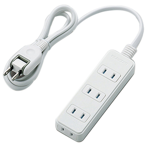 エレコム 電源タップ 雷ガード・ほこり防止シャッター付き(4個口・1m) ホワイト T-KST02-22410WH エレコム 電源タップ 雷ガード・ほこり防止シャッター付き(4個口・1m) ホワイト T-KST02-22410WH