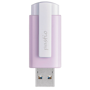 I・Oデータ USB 3．2 Gen 1(USB 3．0)対応 USBメモリー(64GB) pastio ライラックパープル U3-CLP64G/V-イメージ2
