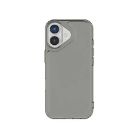 グルマンディーズ iPhone17用耐衝撃ケース IIIIfit Clear スモーク IFT-183SK