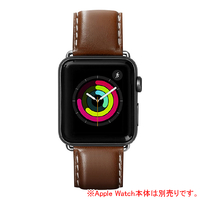 LAUT Apple Watch 1/2/3/4/5/6/SE 42/44mm用バンド タバコ LAUT_AWL_OX_BR