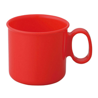 エンテック 片手コップ220ml レッド FC71888-NO.7041R