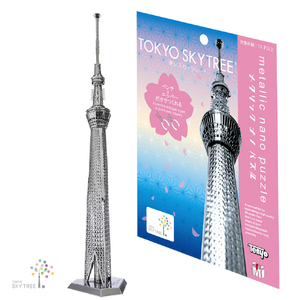 テンヨー メタリックナノパズル 東京スカイツリー(R) ﾒﾀﾅﾉTMN030ﾄｳｷﾖｳｽｶｲﾂﾘ--イメージ2