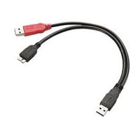 エレコム ダブルパワーUSB3．0ケーブル ブラック USB3-AAMB5DPBK