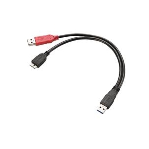 エレコム ダブルパワーUSB3.0ケーブル ブラック USB3-AAMB5DPBK エレコム ダブルパワーUSB3.0ケーブル ブラック USB3-AAMB5DPBK