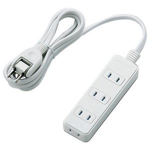 エレコム 電源タップ 雷ガード・ほこり防止シャッター付き(4個口・2m) ホワイト T-KST02-22420WH エレコム 電源タップ 雷ガード・ほこり防止シャッター付き(4個口・2m) ホワイト T-KST02-22420WH