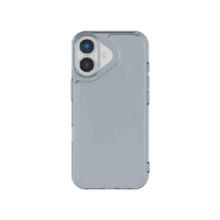グルマンディーズ iPhone17用耐衝撃ケース IIIIfit Clear ライトブルー IFT-183LBL