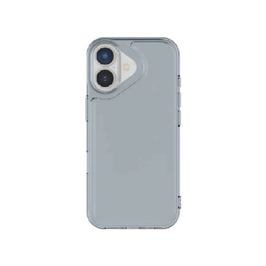 グルマンディーズ iPhone17用耐衝撃ケース IIIIfit Clear ライトブルー IFT-183LBL-イメージ1