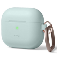 elago AirPods 3用シリコンケース ミント EL_AP3CSSCOH_MT
